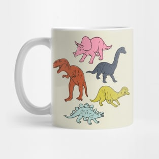 Plastic Toy Dinosaurs Mug